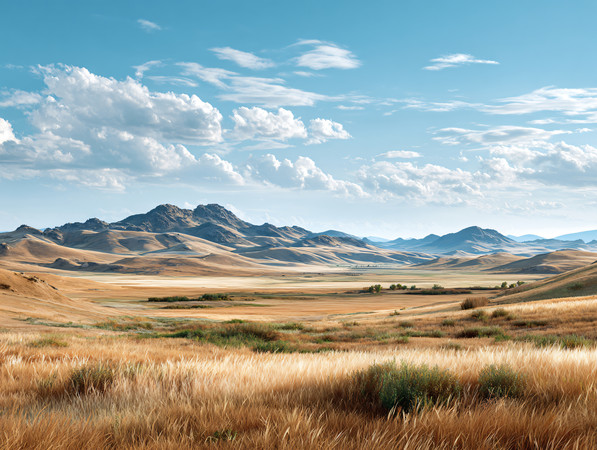 山峰中草原风景草原风光图片 山峰中草原风景草原风光图片