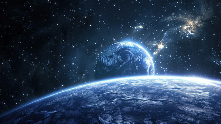 上帝视角宇宙地球景观 上帝视角宇宙地球景观