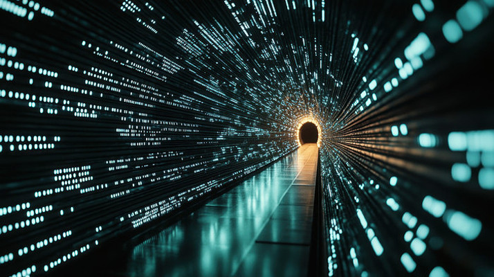 数据流数字信号形成的隧道 数据流数字信号形成的隧道