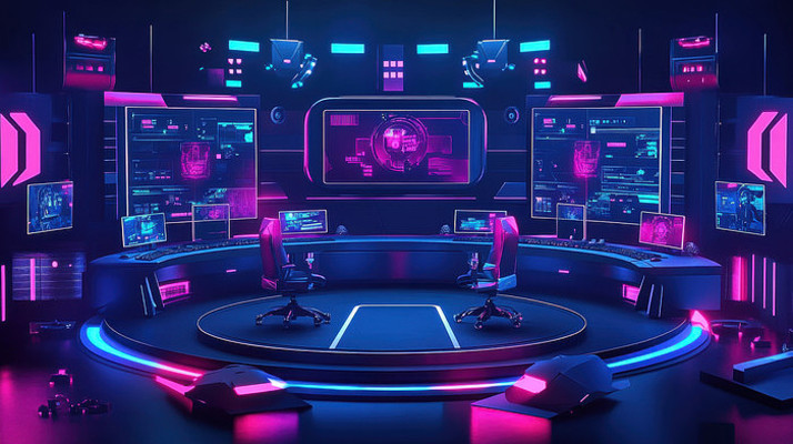 未来科技空间控制室