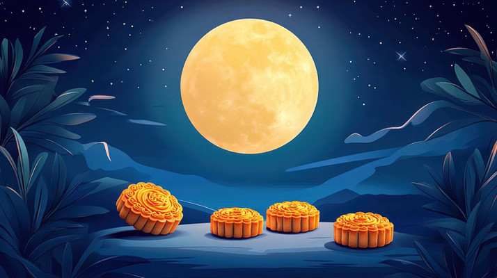 月光下的月饼 月光下的月饼