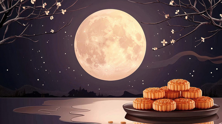 月光下的月饼 月光下的月饼