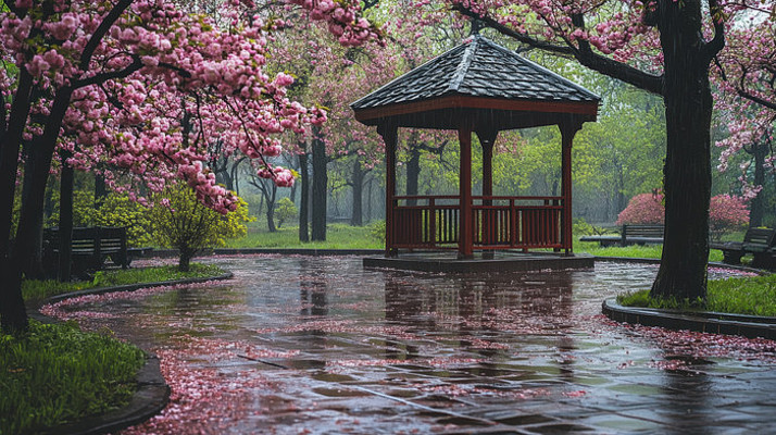 雨中樱花亭 雨中樱花亭
