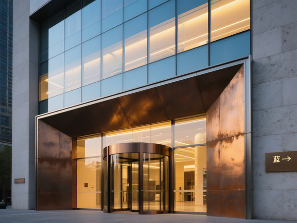 现代风格的商业建筑门口 现代风格的商业建筑门口