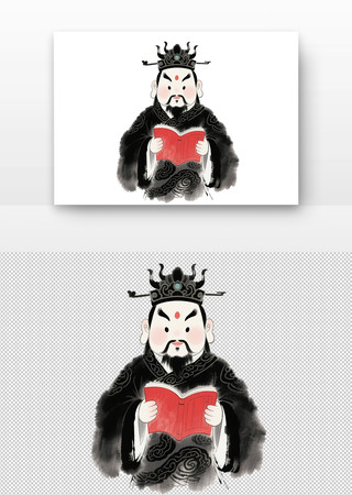 头像插画水墨笔刷水墨风格艺术插画阎罗王 头像插画水墨笔刷水墨风格艺术插画阎罗王