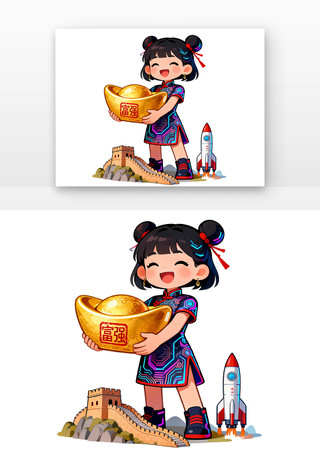 图说社会主义核心价值观富强卡通 图说社会主义核心价值观富强卡通