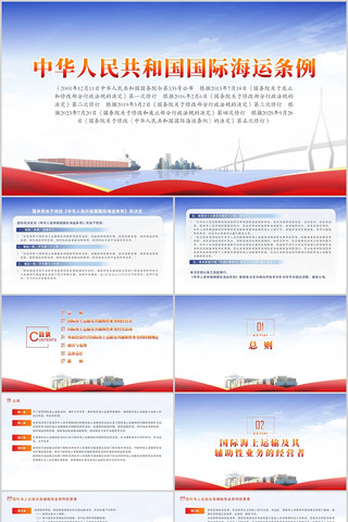 中华人民共和国国际海运条例PPT
