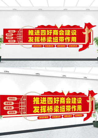四好商会文化墙