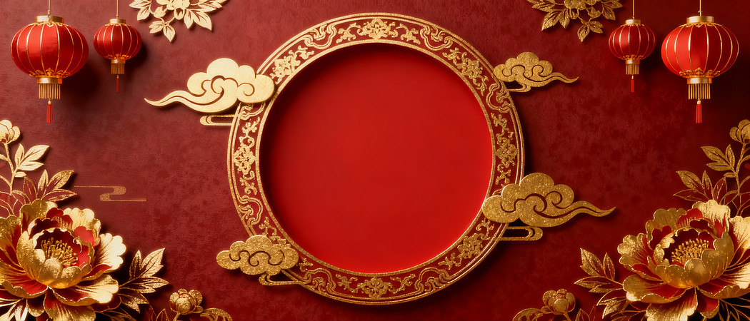 ��ɫϲ�촺��ӭ�����ᱳ�� PNG