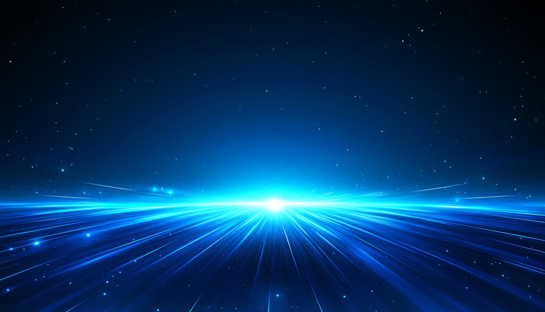 蓝色光效背景星空元素 蓝色光效背景星空元素