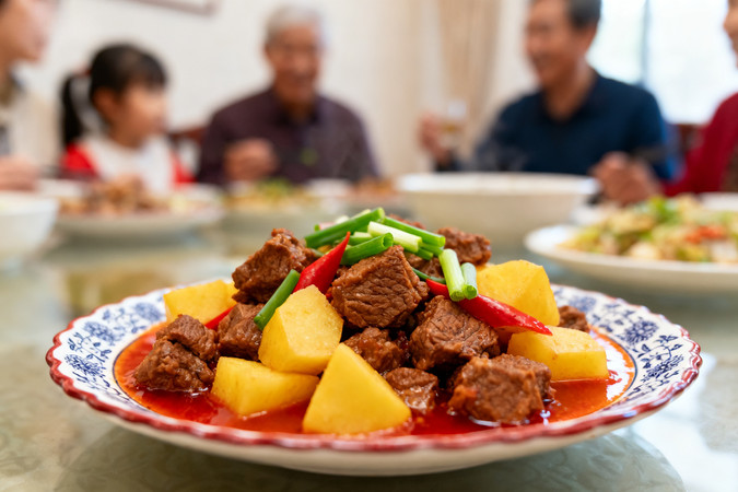 家庭聚餐红烧牛肉土豆 家庭聚餐红烧牛肉土豆