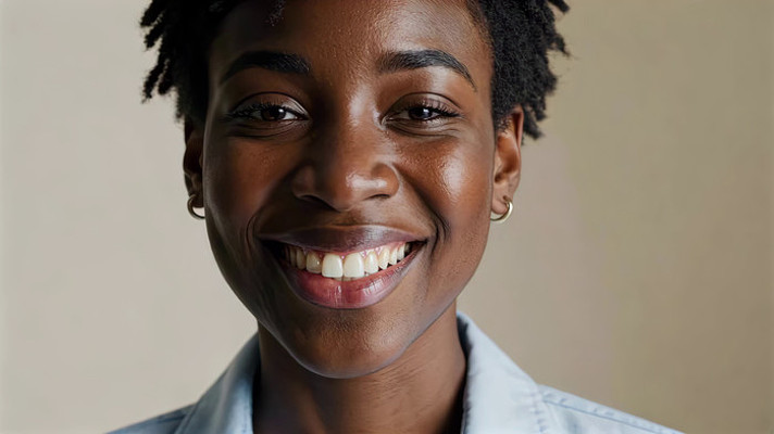 非洲女性微笑肖像素材 非洲女性微笑肖像素材
