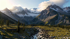 ɽ��Ϫ����ѩɽ��Ȼ���