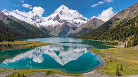 ѩɽ����ɭ����Ȼ���