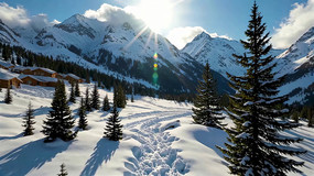 ѩɽ���⸲�ǵ�ɽ��ѩ��