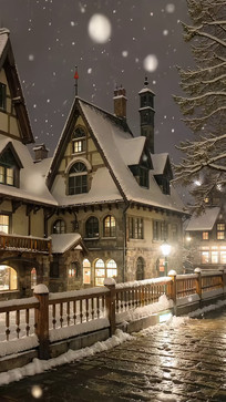 ѩҹ�е�ŷʽ��������