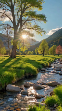 ������ҫ�µ�Ϫ����Ȼ���