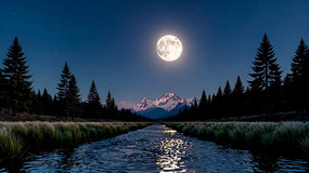 ��ҹ�º���ɭ��ɽ������