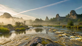 ��Ȼ��������ɽ�;�ɫ