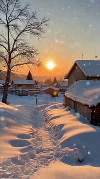 �������ѩ�����侰��