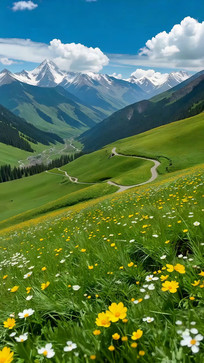 ��ɽ�ݵ黨����Ȼ���