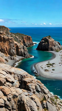 ��������ʯ��ɳ̲�羰