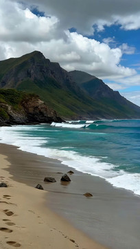 ����ɳ̲ɽ�ͷ羰