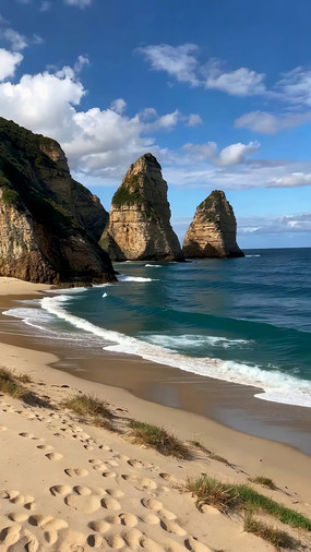 ����ɳ̲�뽸ʯ�羰