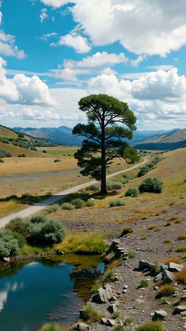 ��Ұ������ɽ��С�ط羰