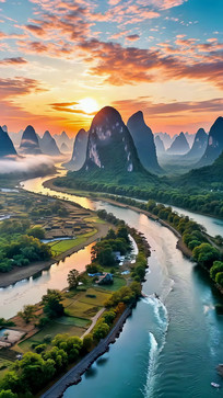 �콭ɽˮ�ճ���ɫ