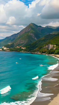 ɽ�������ĺ�̲�羰