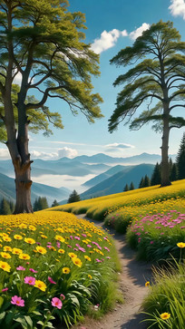 ɽ�仨������ľ��Ȼ���