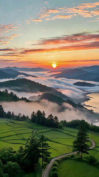 ɽ���ճ��ƺ���԰�羰