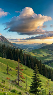 ɽ��ɭ����Ȼ���