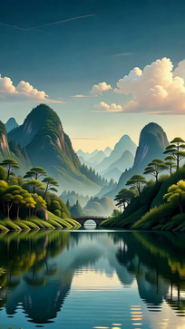 ɽˮ�羰�ϳɻ���