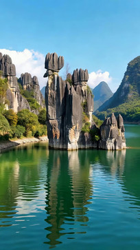 ɽˮ������ʯ����Ȼ���