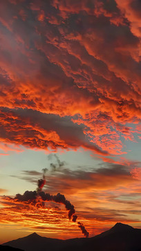 ��ϼ�µ�ɽ������վ�ɫ