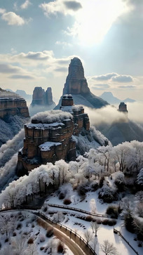 ѩ��ɽ����Ȼ���