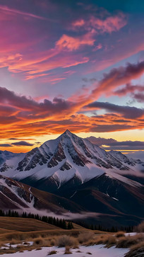 ѩɽ�ճ���Ȼ����ز�