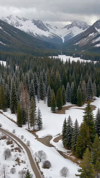 ѩɽɭ��ѩ�������ز�