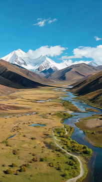 ѩɽ�µĲ�ԭ�����羰