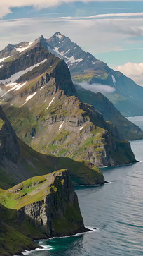 ѩɽ�뺣����Ȼ���