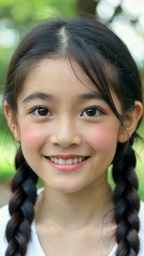 ��˫�黨��Ů��΢Ц��д