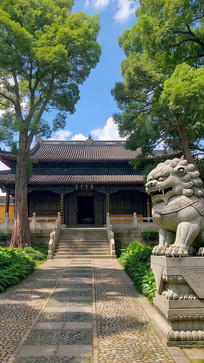 ��ʽ�Ž���ǰ��ʯʨ�Ӿ���