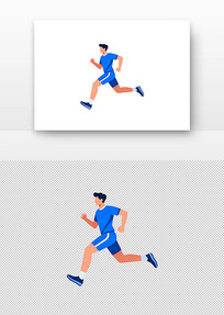 ��ɫ�˶�װ�����ܲ��廭