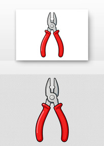 ��ɫ�ֱ�ǯ�Ӳ廭