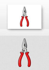 ��ɫ�ֱ�ǯ�Ӳ廭