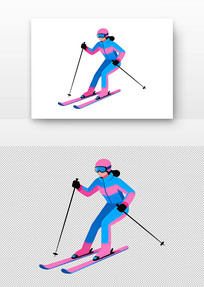 ��ѩ�˶�Ա�廭