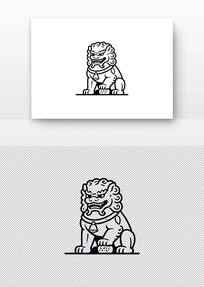 �ڰ�����ʨ��ͼ��