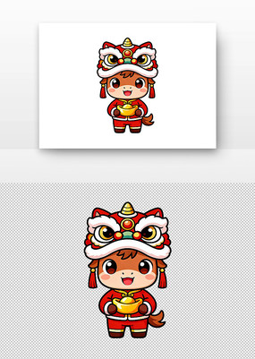 ��ͨ���꼪������ʨ���Ͳ廭Ԫ��